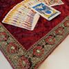 Tapis de cartomancie - Rosa Plume - Rouge profond