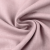 tissu 100% lin rose poudré