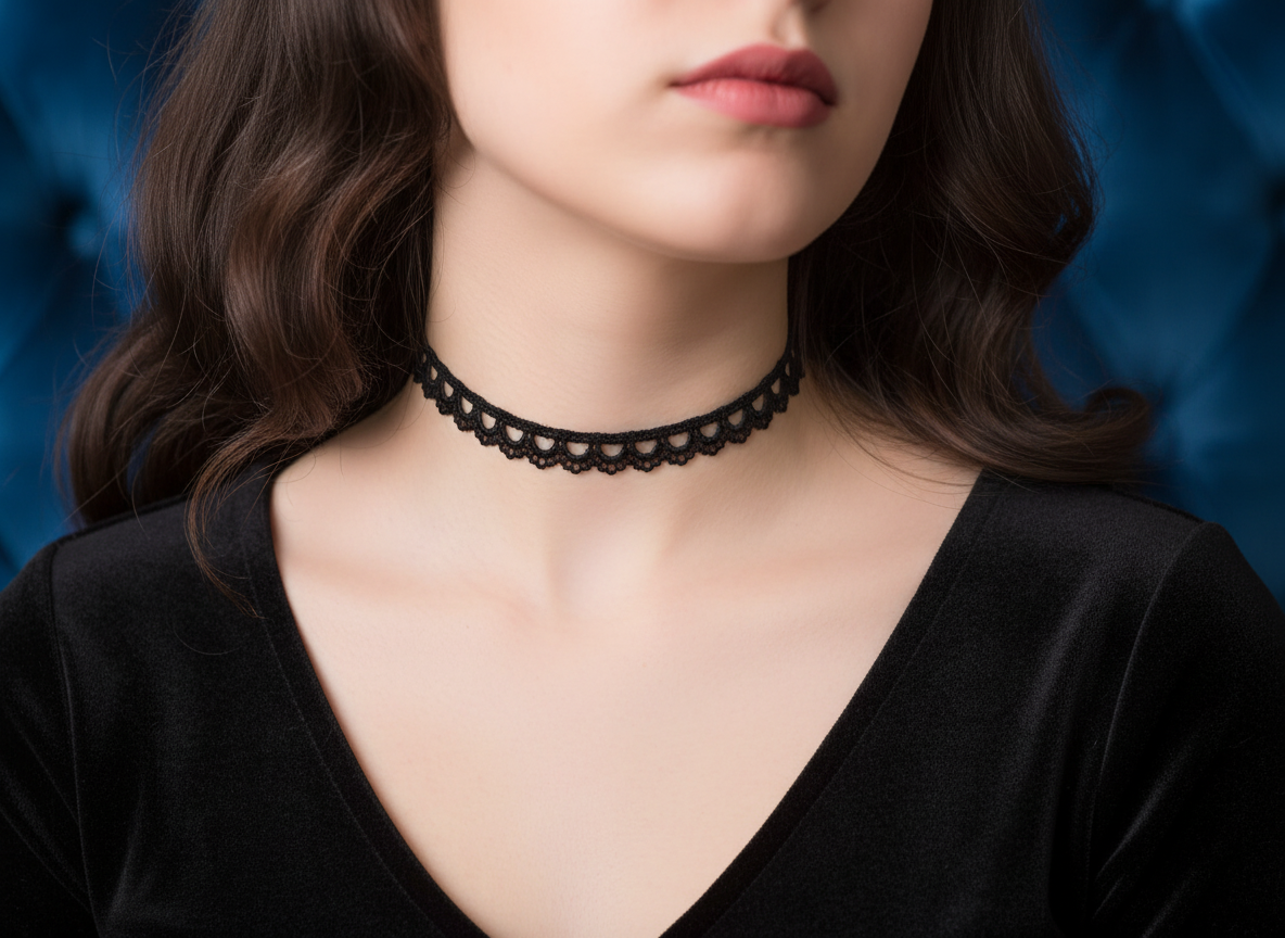 collier espièglerie noir