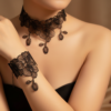 parure collier & bracelet Larmes de Nyx