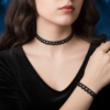 parure espièglerie noire dentelle