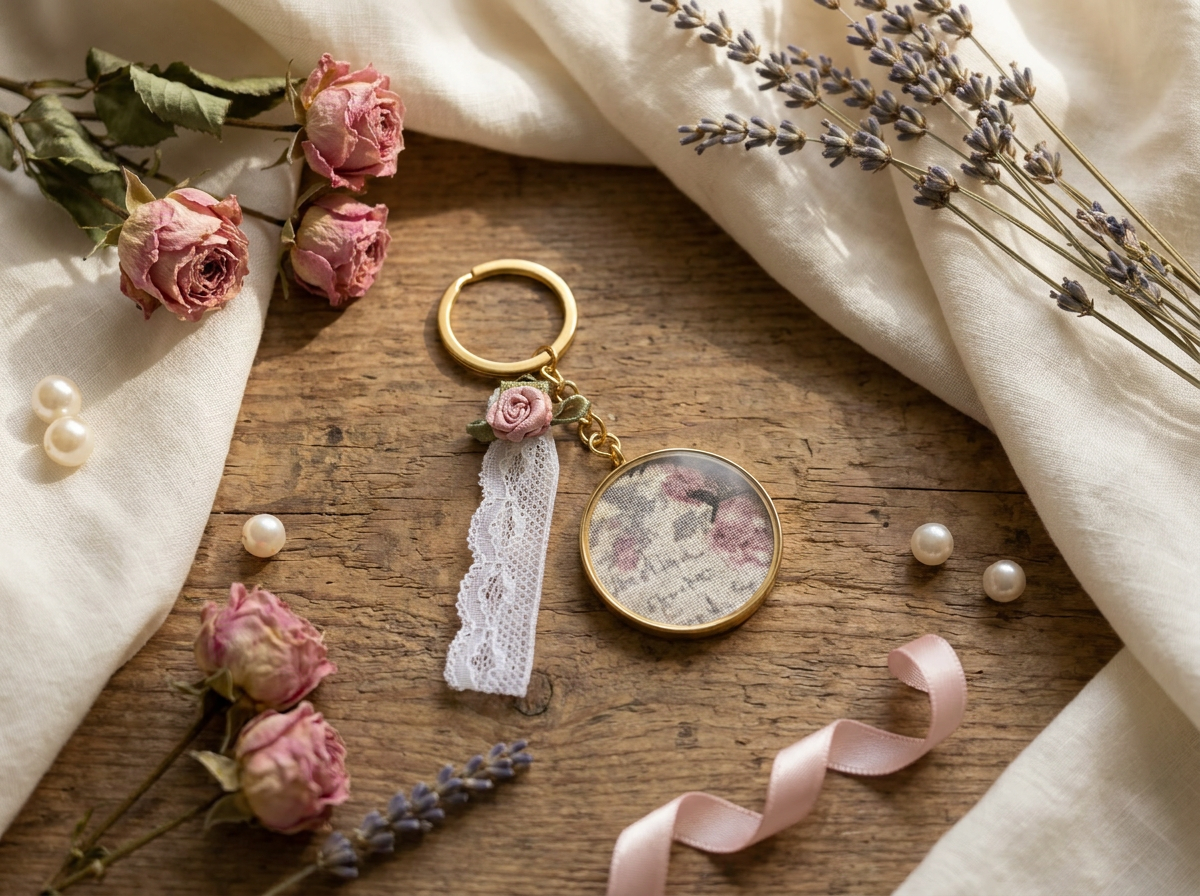 porte clefs ornement de sac