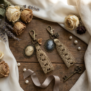 porte clefs camée